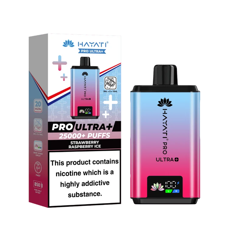Hayati Pro Ultra Plus 25000 Prefilled Pod Kits Box of 5 | Vape Aura Wholesale