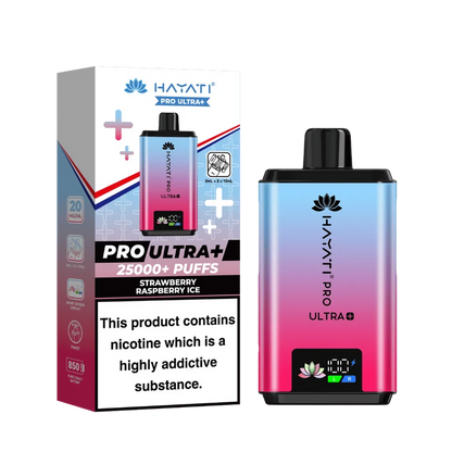 Hayati Pro Ultra Plus 25000 Prefilled Pod Kits Box of 5 | Vape Aura Wholesale