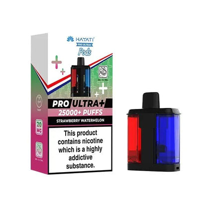 Hayati Pro Ultra Plus 25000 Pods Box of 5 - Prefilled Replacement Pods for Resellers & Bulk Buyers