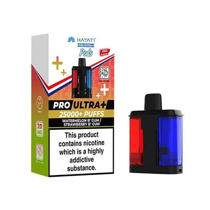 Hayati Pro Ultra Plus 25000 Pods Box of 5 - Prefilled Replacement Pods for Resellers & Bulk Buyers