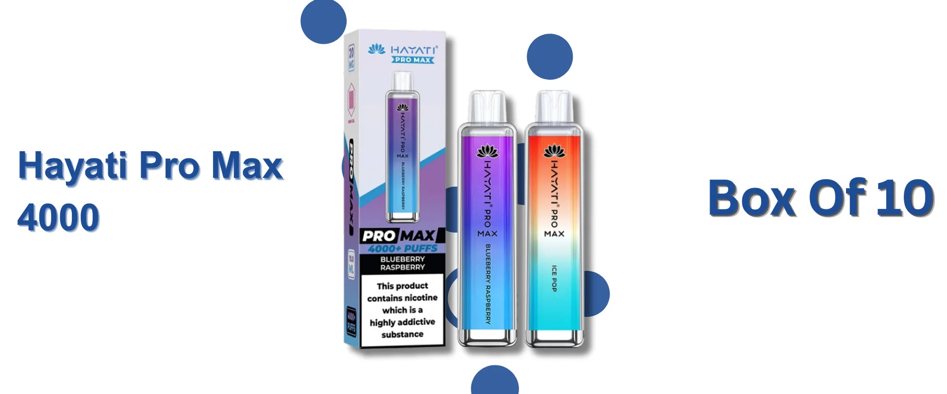 Hayati Pro Max 4000 Puffs Box of 10 | Disposable Vapes Hayati Pro Max 4000 Puffs Box of 10 | Disposable Vapes