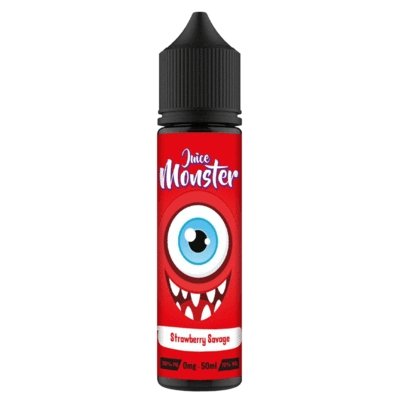Juice Monster 50ml Shortfill-Strawberry Savage-vapeukwholesale