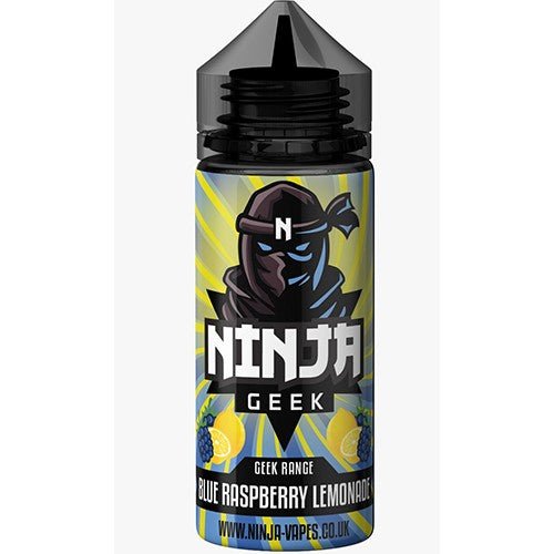 Ninja Geek E liquid 100ML Shortfill-Blue Raspberry Lemonade-vapeukwholesale
