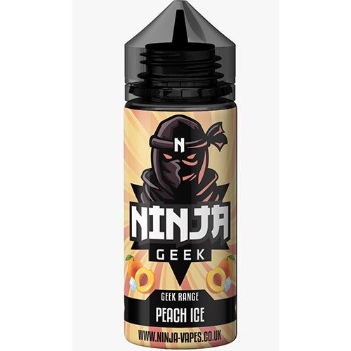 Ninja Geek E liquid 100ML Shortfill-Peach Ice-vapeukwholesale