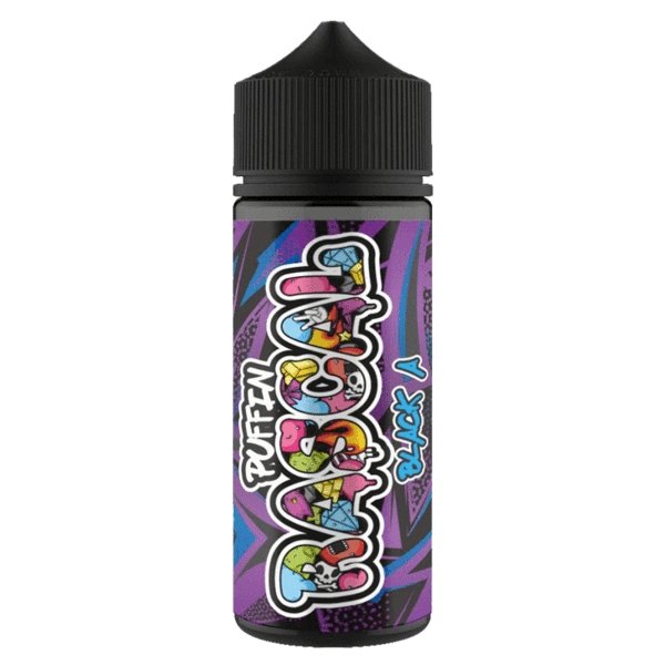 Puffin Rascal 50vg/50vg 100ml Shortfill-Black A-vapeukwholesale