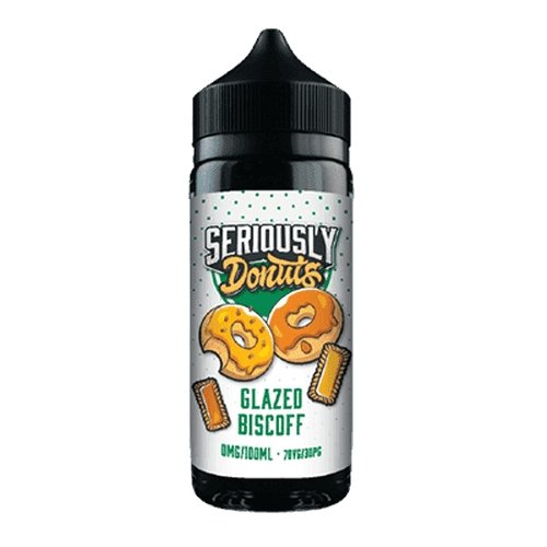 Seriously Donuts 100ml Shortfill-Glazed Biscoff-vapeukwholesale