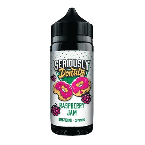 Seriously Donuts 100ml Shortfill-Raspberry Jam-vapeukwholesale